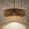 Antique Brass Hanging Lamp Shade