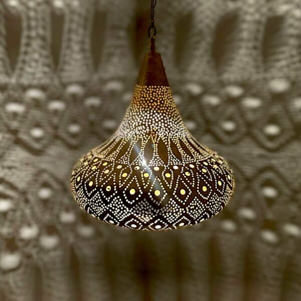 Moroccan Hanging Light Fixture — Moroccan Style Lamp - Image 6