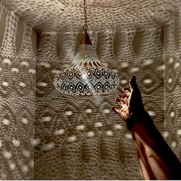 Moroccan Hanging Light Fixture — Moroccan Style Lamp - Image 3