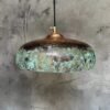 Green Patina Copper Kitchen Island Light
