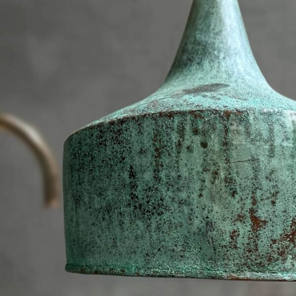 Green Patina Pendant Light