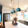 blue patina pendant light