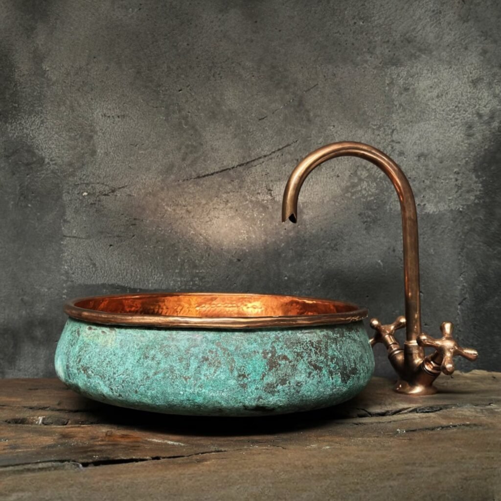 Home 13 Copper Bathroom Sink
