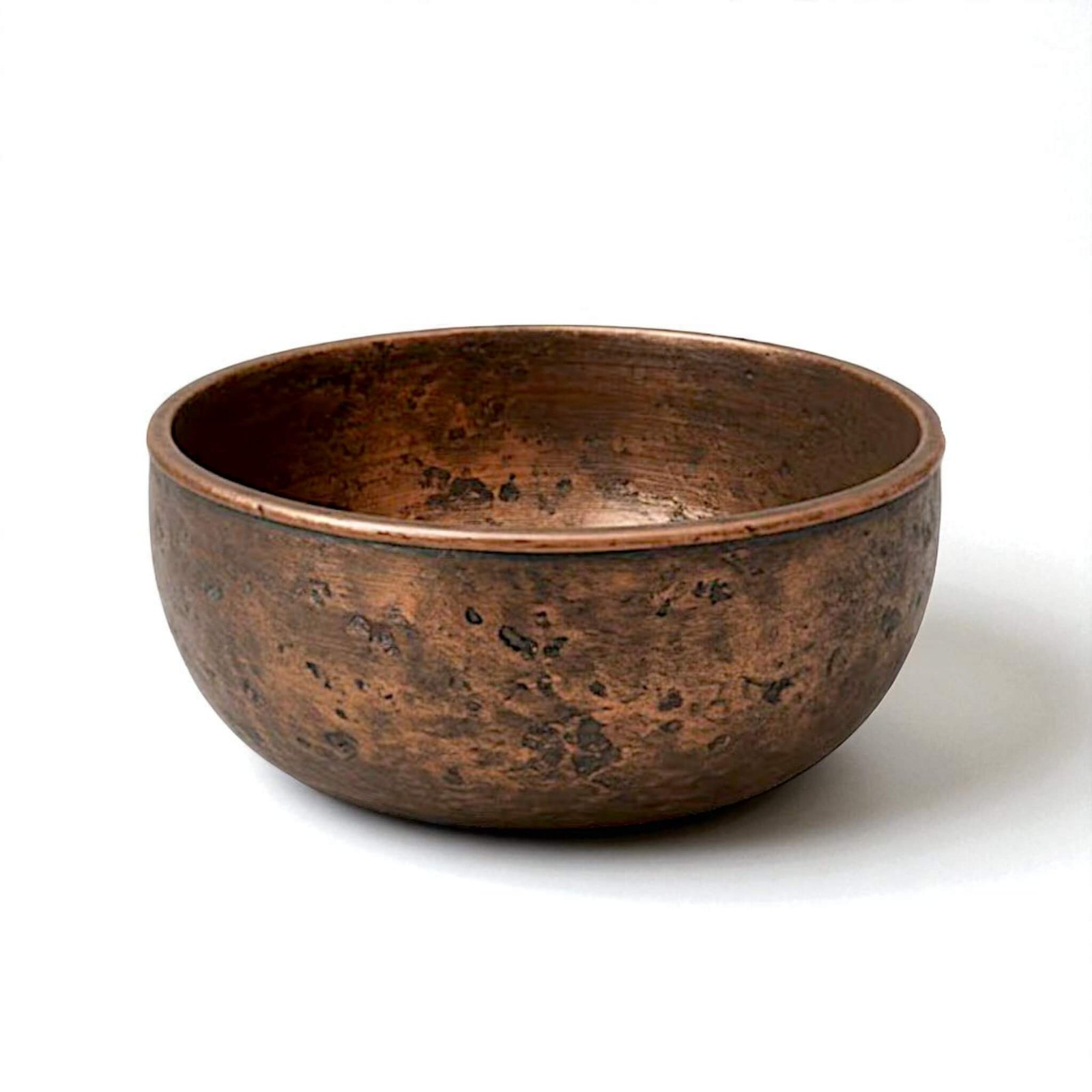 Rustic Bathroom Vessel Sink – Aged Copper Wash Basin Bowl 4 Rustic Bathroom Vessel Sink – Aged Copper Wash Basin Bowl - Image 4