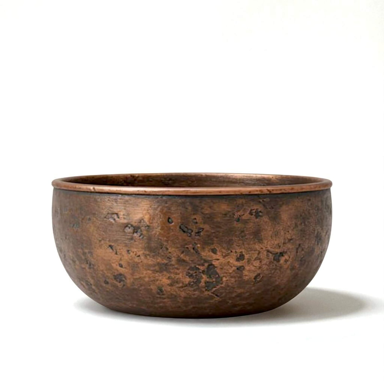 Rustic Bathroom Vessel Sink – Aged Copper Wash Basin Bowl 3 Rustic Bathroom Vessel Sink – Aged Copper Wash Basin Bowl - Image 3